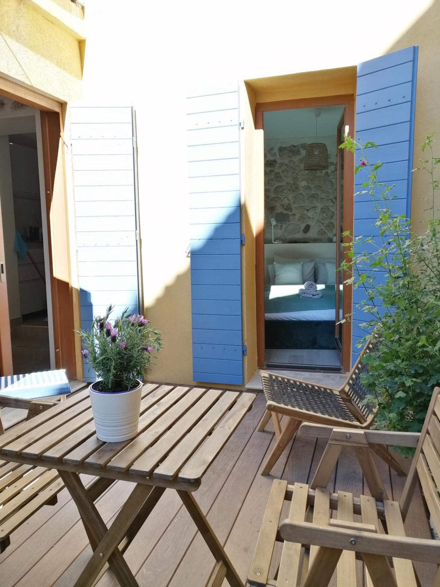 Zofia Appartements - Appartement Avec Cour Privee #1 ムスティエ・サント・マリー エクステリア 写真